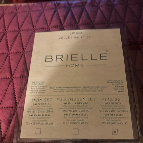 Gibson velvet Quil set - Picture 1 of 1